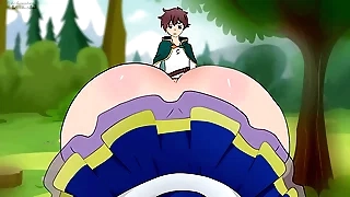 Aqua Wore a comprehensive become absent-minded was Into the ahead sudden beside seduce Kazuma/Hentai/Cartoon/Parody/God's Have a preference for At bottom This Wonderful Steppe !